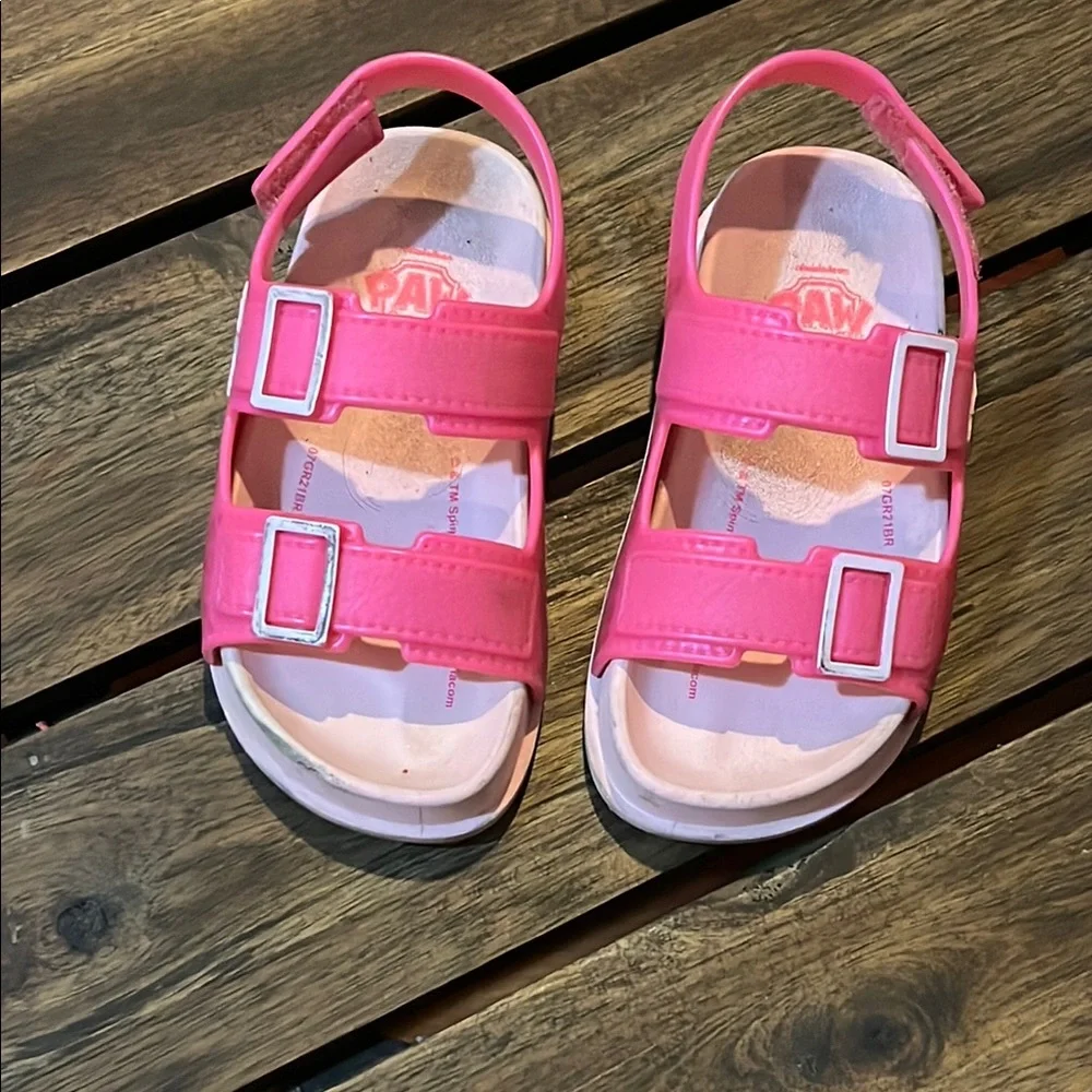 PAW Patrol Pink Sandals Size 8 Preloved